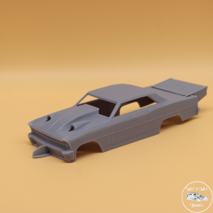 1966 Nova Twin Turbo Drag Car Body W/ Separate Rear Wing 1/25 Scale