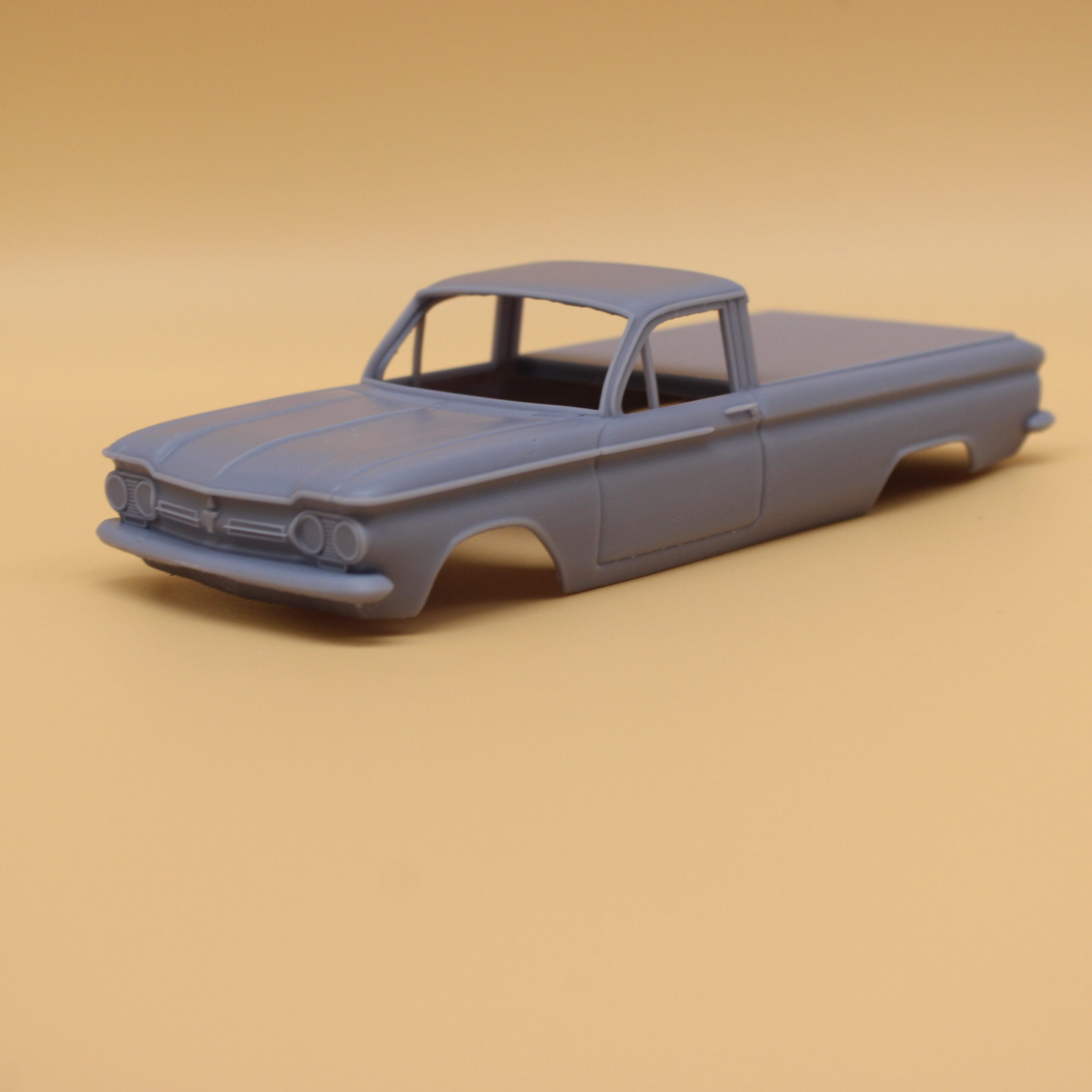 1962 Corvair Pickup Truck Model 3D Printed in 1/25 Scale