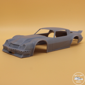 1979 Camaro Dirt Track Car with Separate Hood and Rear Wing 3D Printed