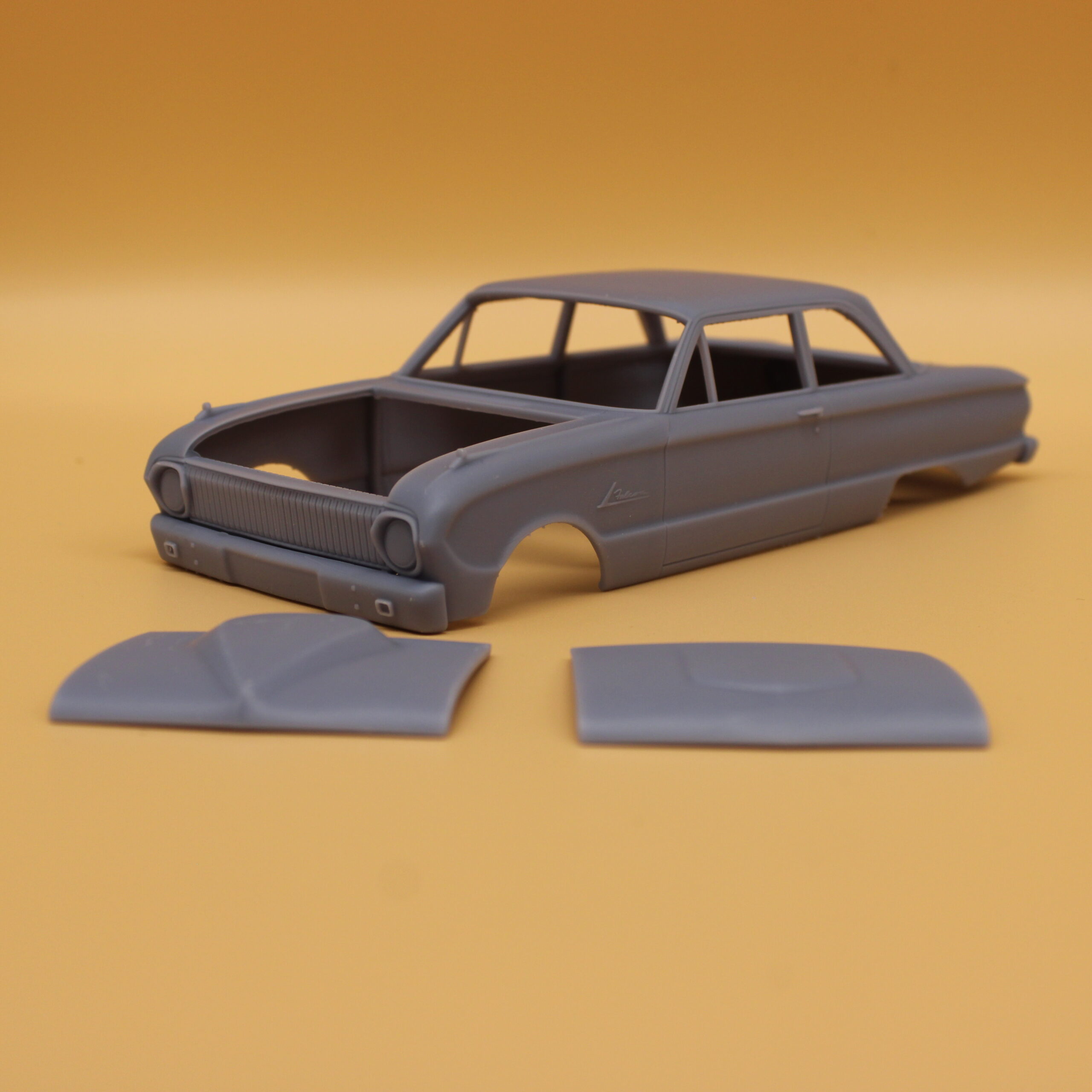 1962 Ford Falcon Body with Two Separate Hoods 3D Printed