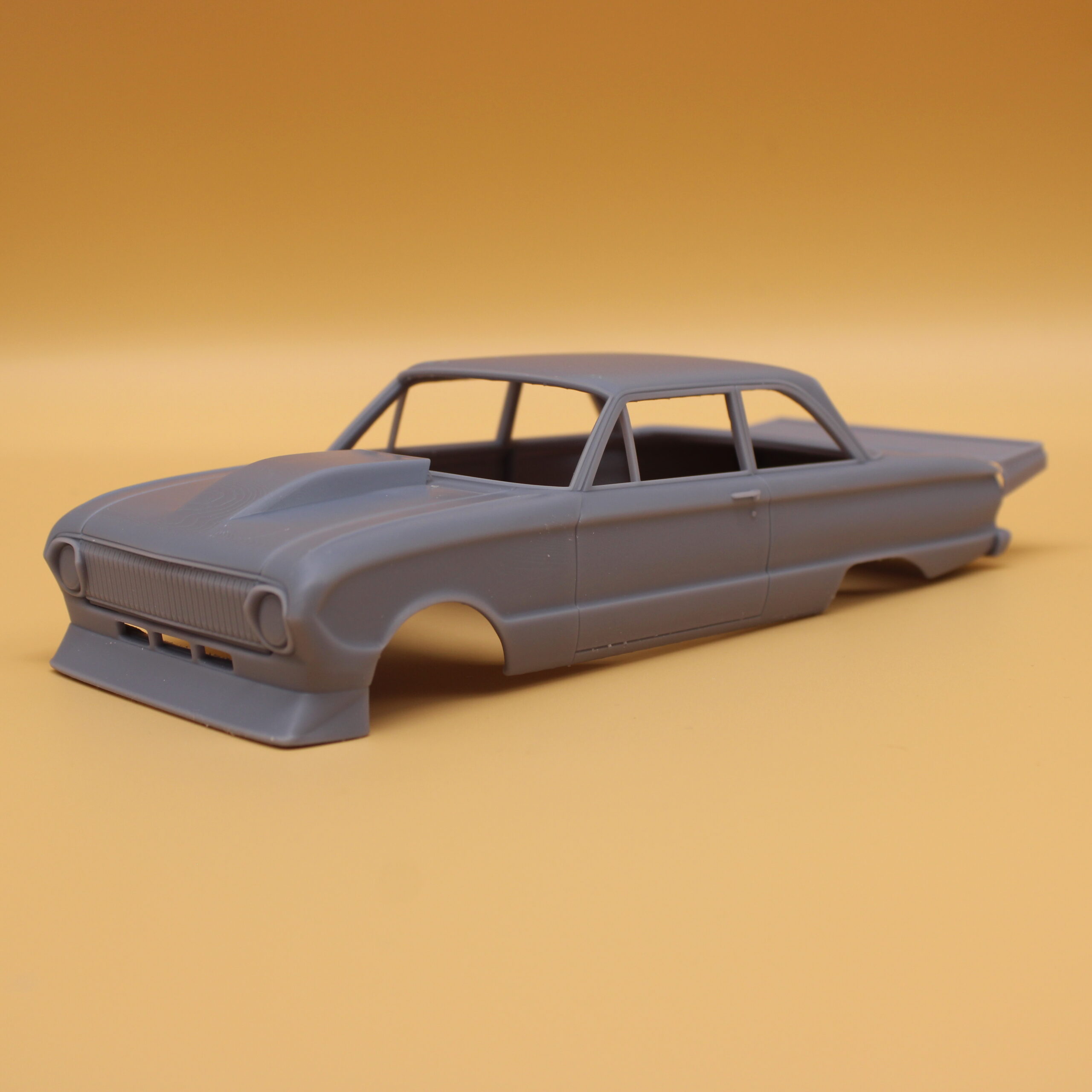 1962 Outlaw Ford Falcon Body with Separate Rear Wing 3D Printed