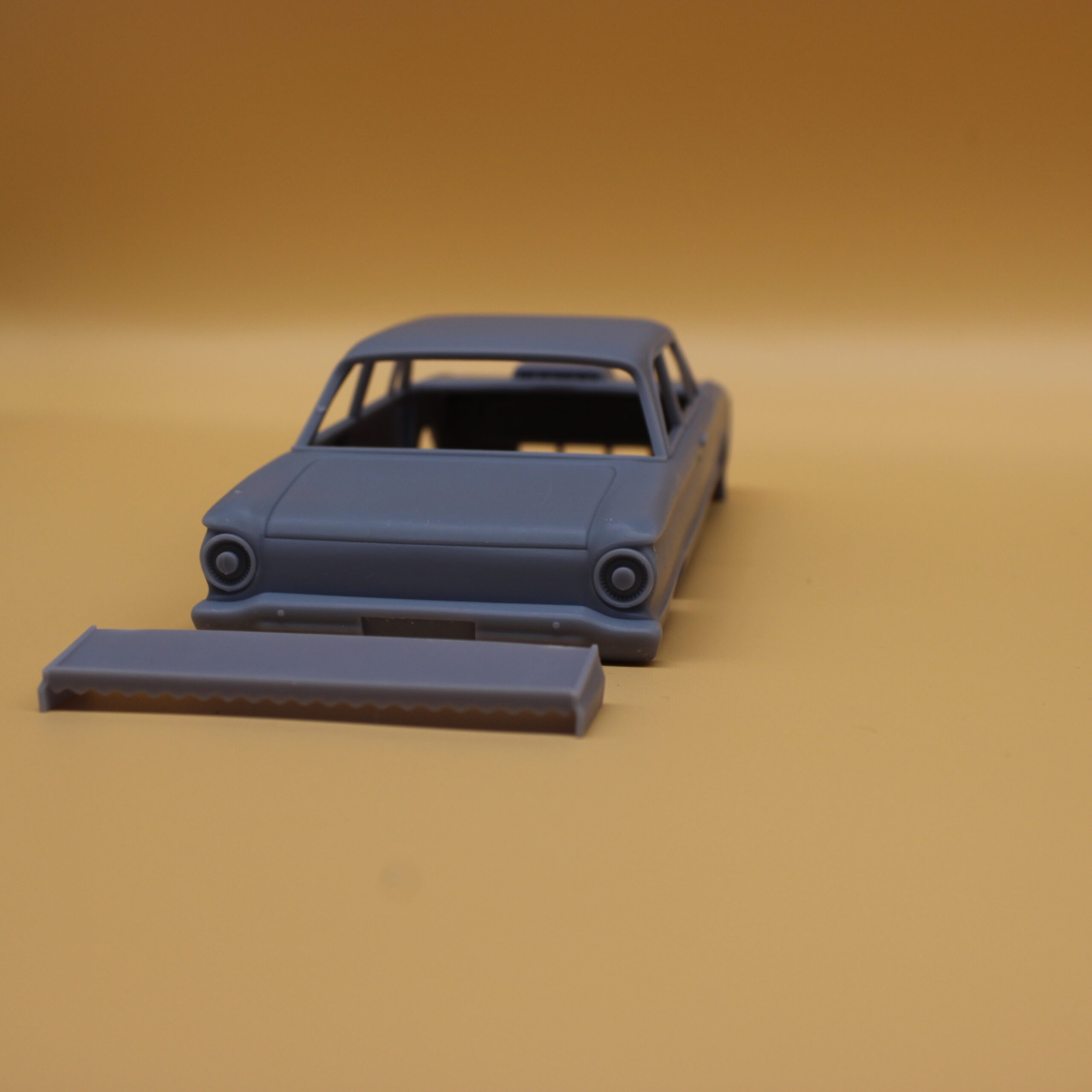 1962 Outlaw Ford Falcon Body with Separate Rear Wing 3D Printed - Image 3