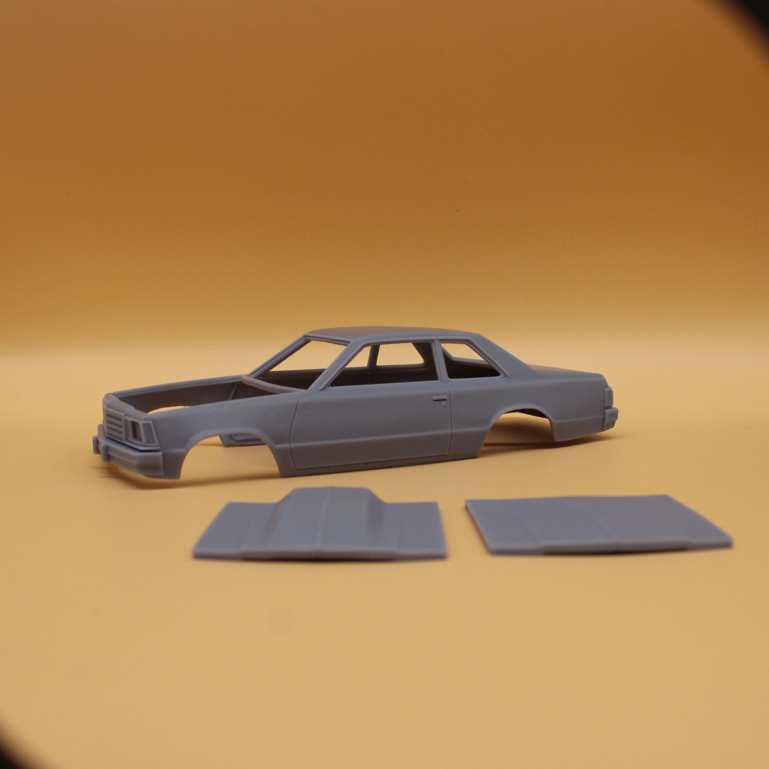 1979 Chevy Malibu with 2 Separate Hoods 3D Printed 1/25 scale