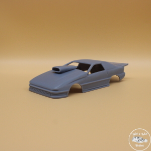 Ford Probe Pro Stock Body with Separate Hood Scoop and Rear Wing 3D Printed In 1/25 Scale