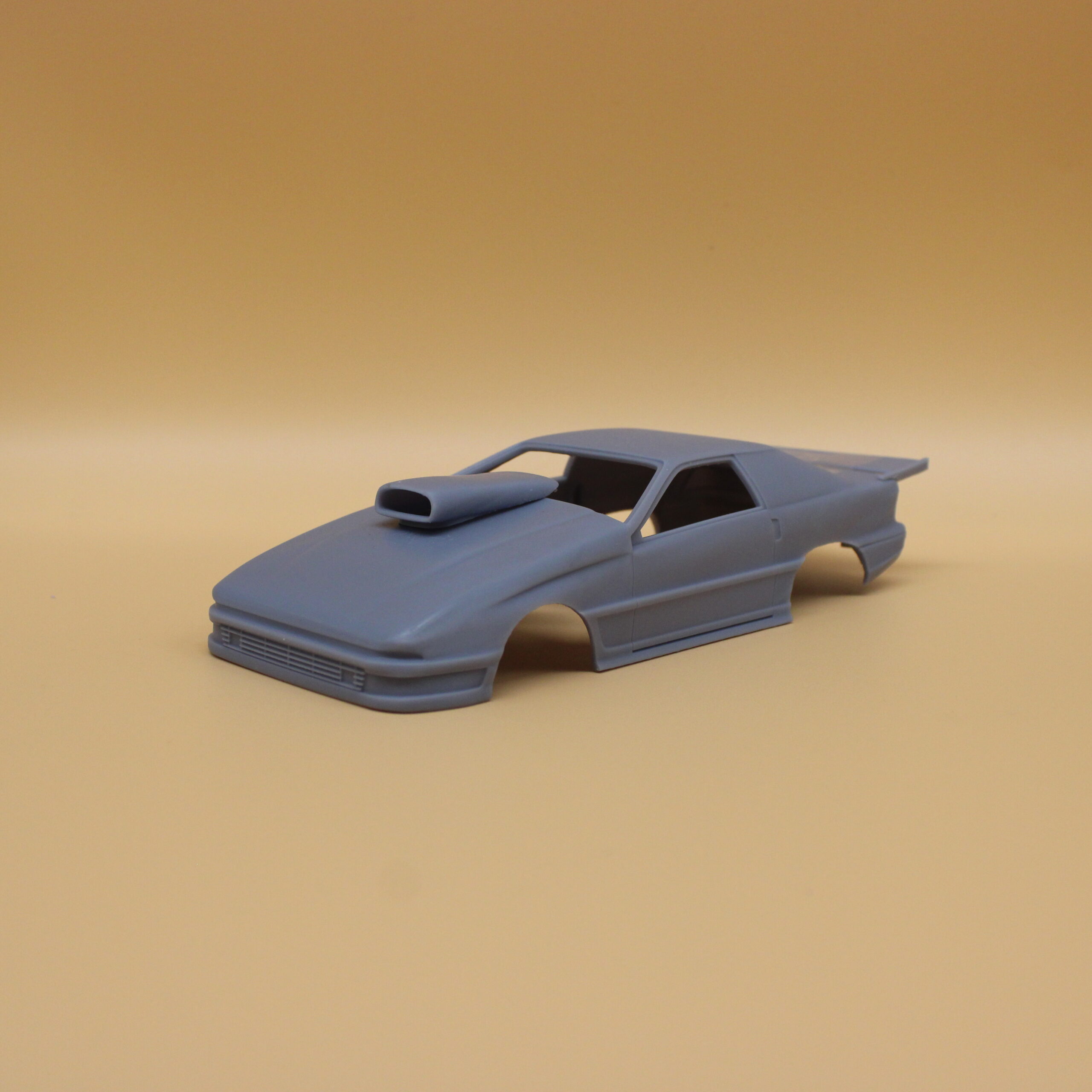 Ford Probe Pro Stock Body with Separate Hood Scoop and Rear Wing 3D Printed In 1/25 Scale