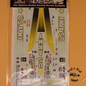 Slixx Decals U.S. Army "The Sarge" Tony Schumacher Top Fuel Dragster