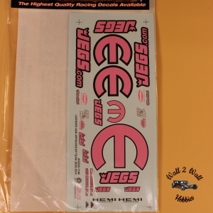 Slixx Decals Jegs 2013 World Championship Avenger Pro Stock Conversion Sheet