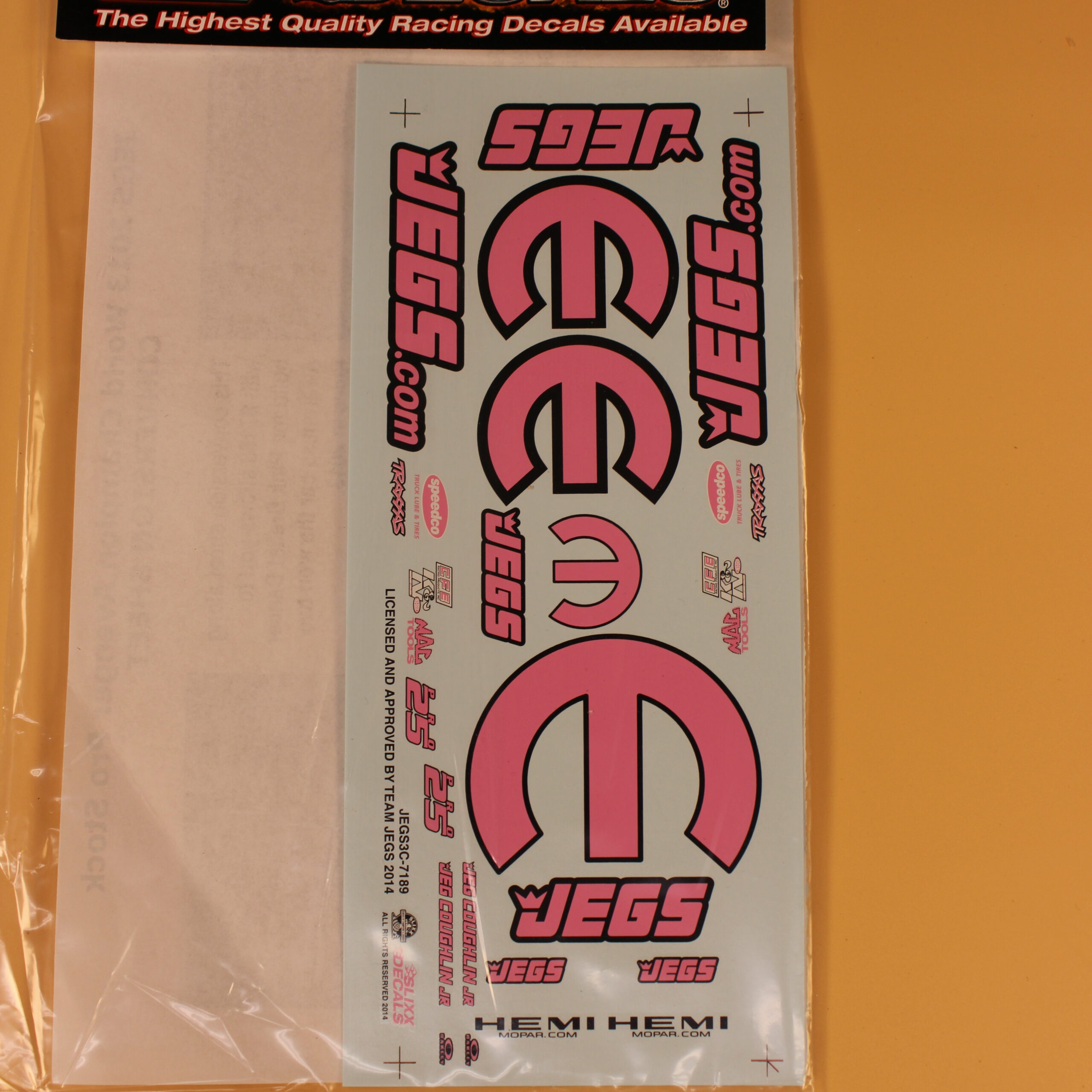 Slixx Decals Jegs 2013 World Championship Avenger Pro Stock Conversion Sheet