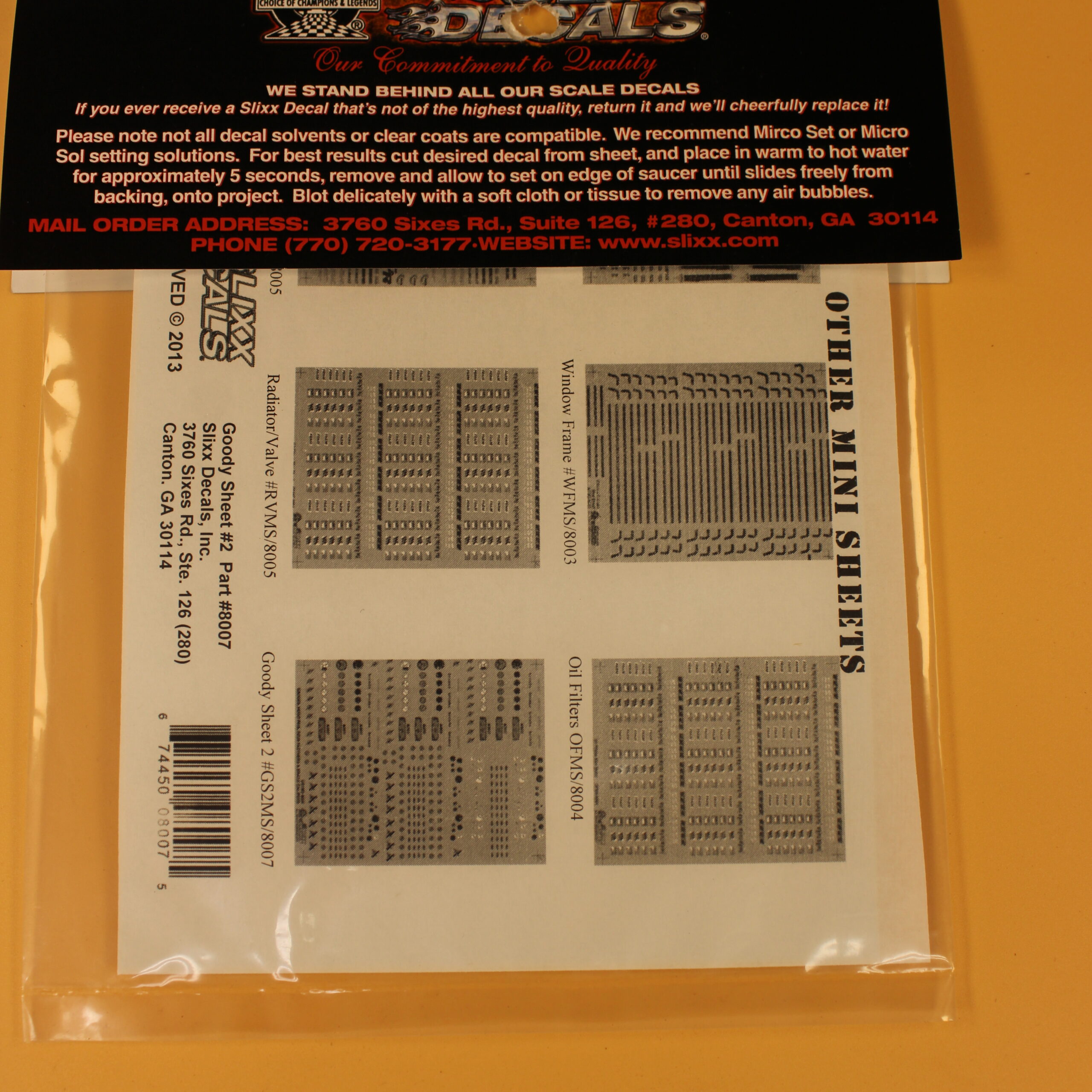 Slixx Decals Other Mini Sheet Blower Belts, Bags, Turbo Vanes, Chassis Cert and Chutes - Image 2