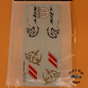 Slixx Decals Mom & Pops & Quarter Pannel Sheets Dodge SRT