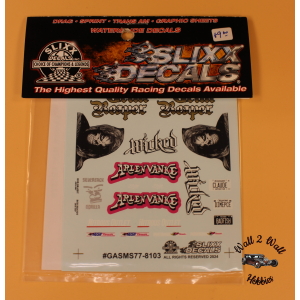Slixx Decals Gasser Mini Sheets #77 "Grim Reaper"