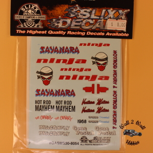 Slixx Decal Gasser Mini Sheet #30