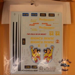 Slixx Decals Gasser & Rat Rod Mini Sheet #55 "Mighty Mouse"