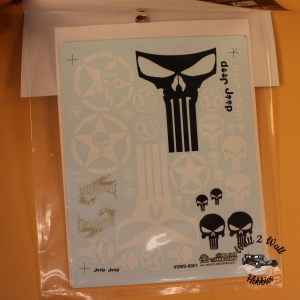 Slixx Decals Other Mini Sheets #52 "Jeep Skull"
