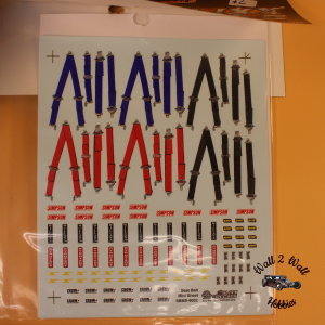 Slixx Decals Other Mini Sheets #2 Seat Belts