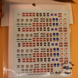 Slixx Decals Other Mini Sheet "Nitrous & Fire Bottles"