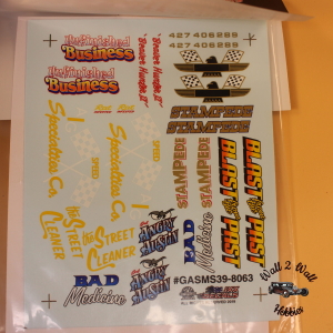 Slixx Decals Gasser Mini Sheets #39 "Blast From The Past"