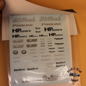 Slixx Decals Gasser Mini Sheets #64 "HP Tuners"