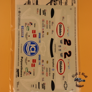 Slixx Decals Trans Am #2 Glidden/ICI Camaro