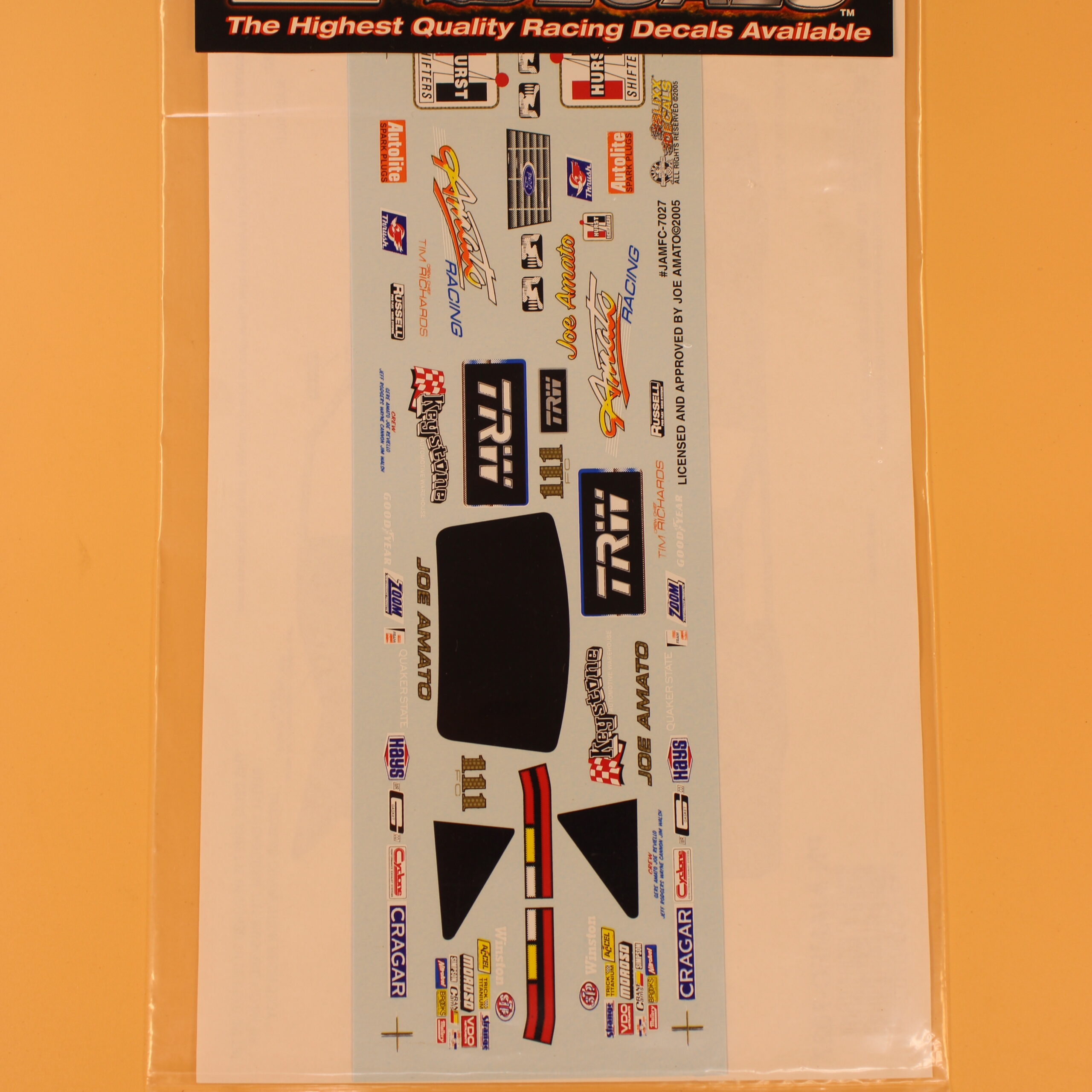 Slixx Decals Joe Amato TRW Mustang Funny Car