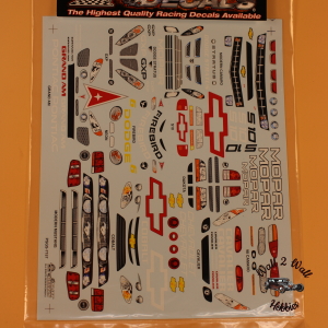 Slixx Decals Grill and Headlight Sheets 7157