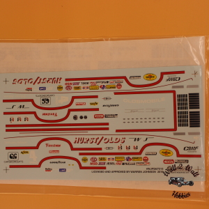 Slixx Decals Warren Johnson Hurst/Olds "Silver"