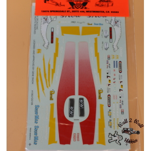 Sliix Decals Vintage Gene Snow "Snowman" Dodge Charger Funny Car