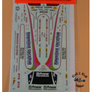 Slixx Vintage Decals Roland Leong"s Hawaiian Vacation Dodge Funny Car