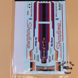 Slixx Decals Tom Hoover's Showtime Corvette Funny Car