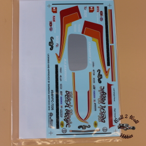 Slixx Decals D.A. Santucci "Black Magic" Vega Funny Car