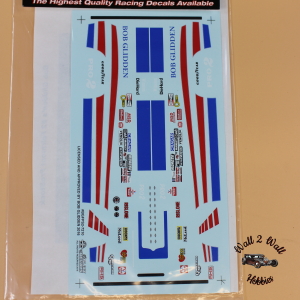 Slixx Decals Bob Glidden"s Ford Fairmont Pro stock