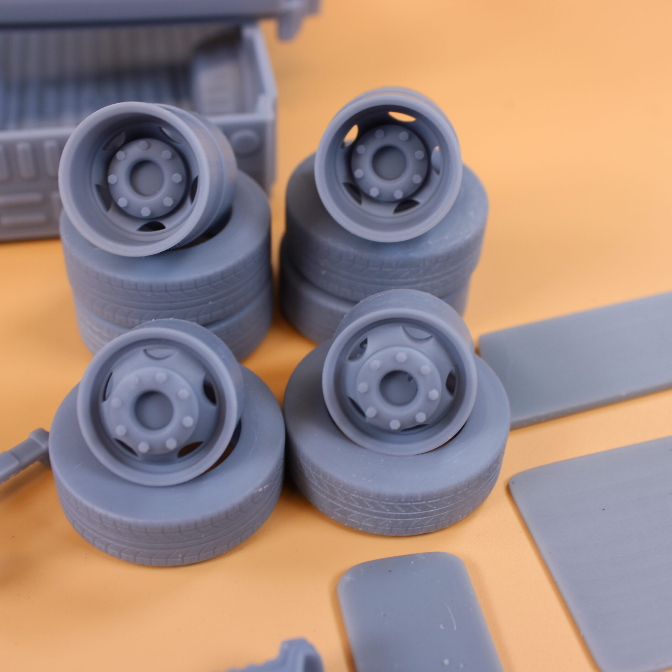 ABS Like Resin 3D Printed 2023 Ford F-350 4 WD Curbside Pickup 1/25 scale - Image 4