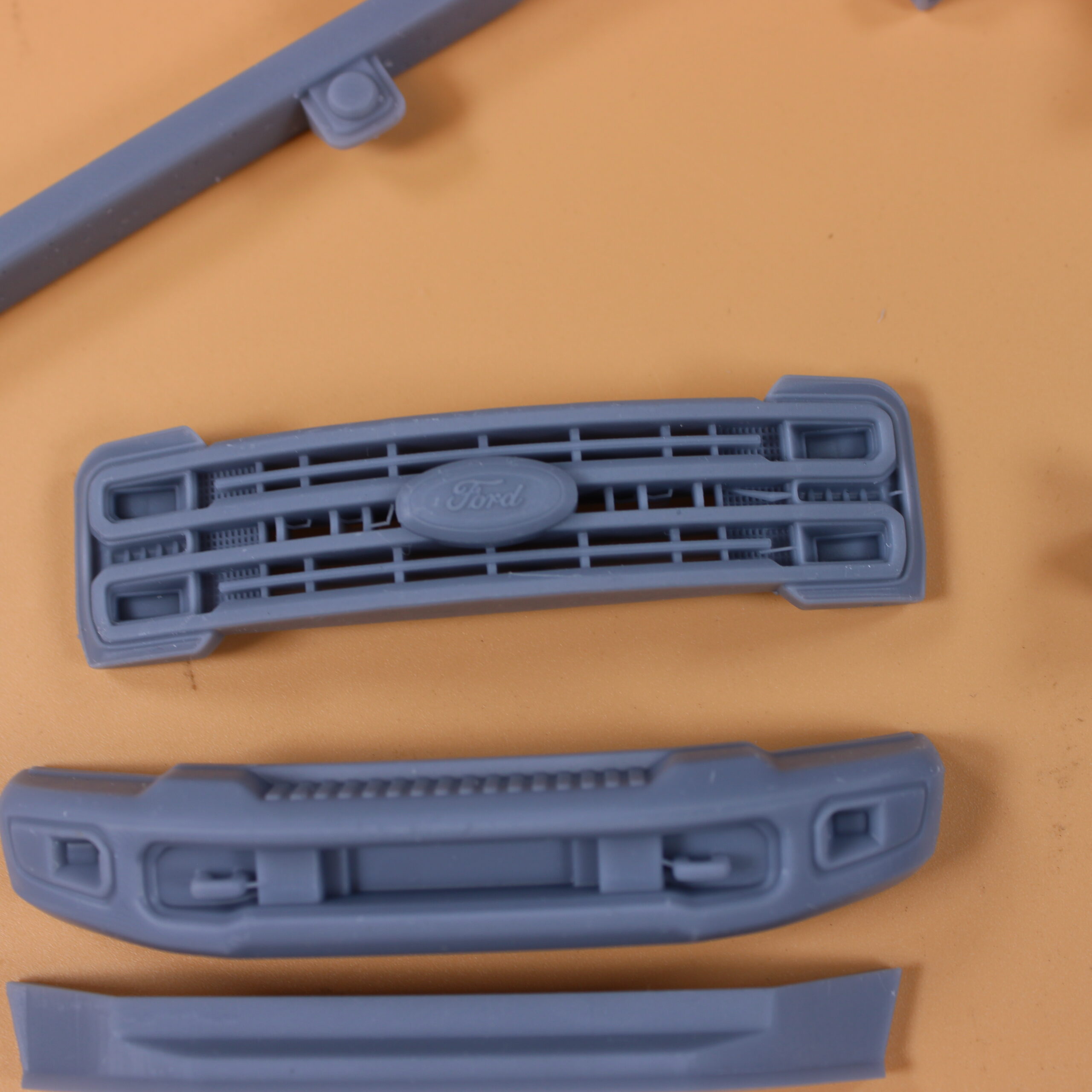 ABS Like Resin 3D Printed 2023 Ford F-350 4 WD Curbside Pickup 1/25 scale - Image 6