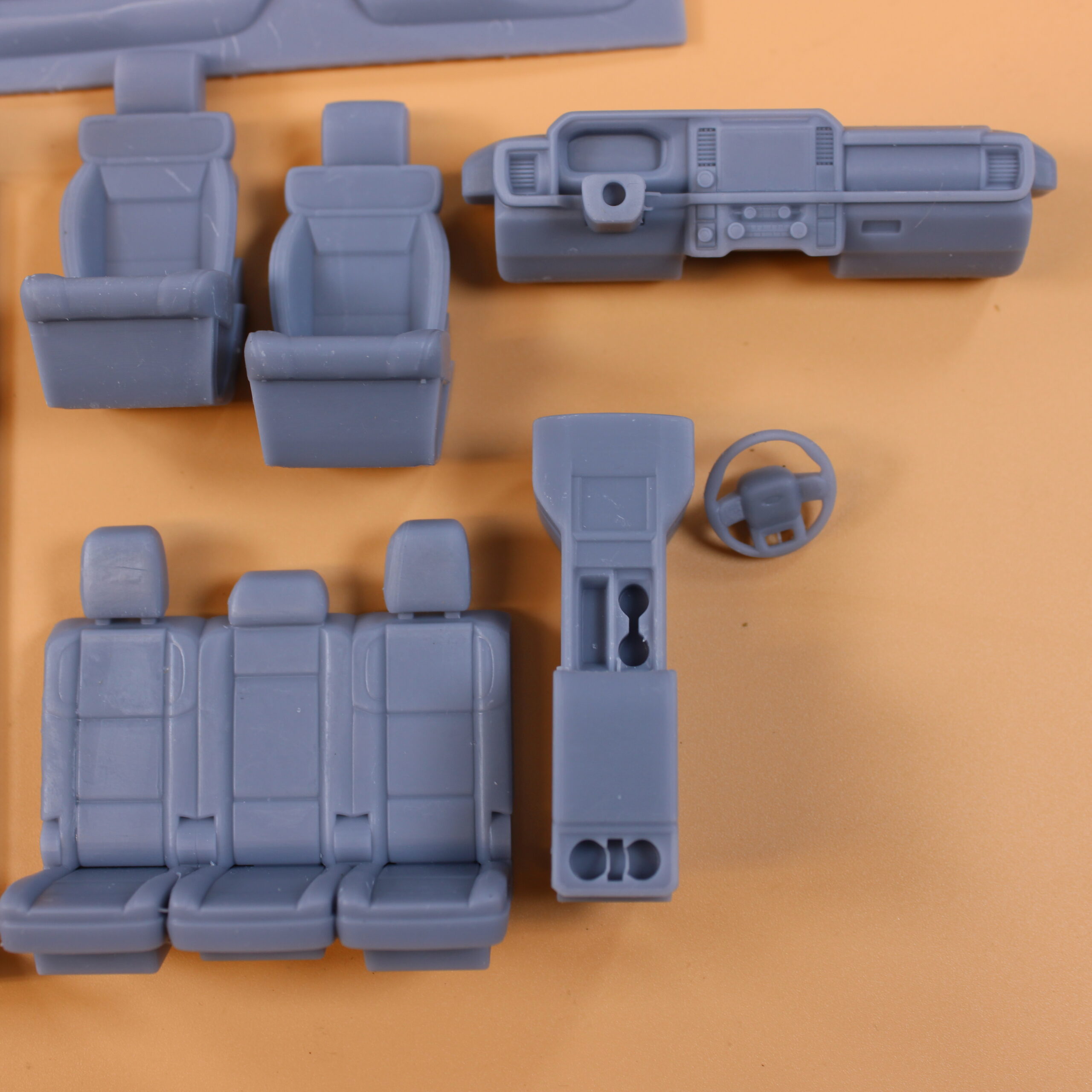 ABS Like Resin 3D Printed 2023 Ford F-350 4 WD Curbside Pickup 1/25 scale - Image 7