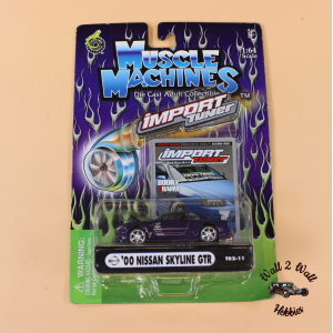 Muscle Machines Import Tuner '00 Nissan Skyline GTR 1/64 scale