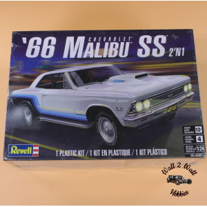Revell '66 Malibu SS 2'n1 Kit Factory Sealed 1:24 scale