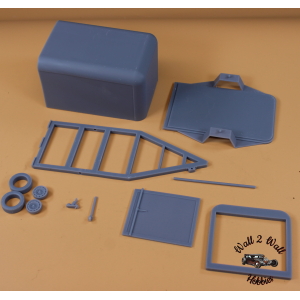 ABS Like 3D Printed U-Haul Style Cargo Trailer 1/25 scale