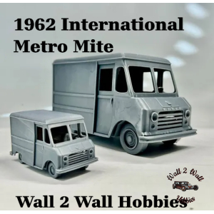 ABS Like Resin 3D Printed 1962 International Metro Mite Step Van 1/25 scale