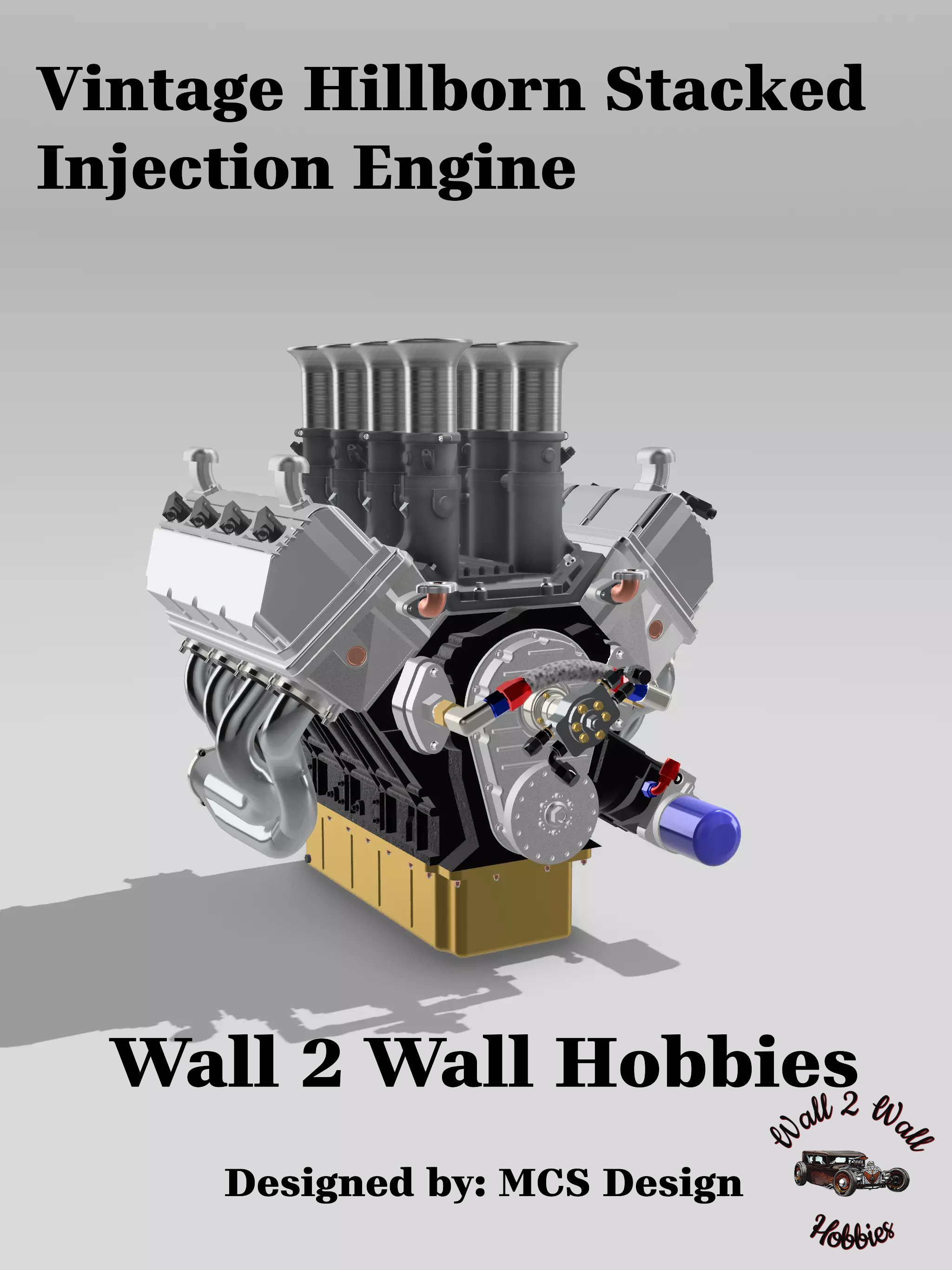 Vintage Hillborn Stacked Injected Hemi