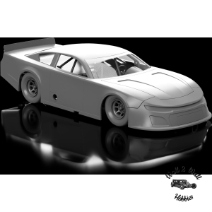3D Printed ABS Like Resin Camaro Asphalt Super Late Model Kit