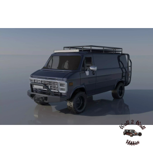 3D Printed ABS Like Resin 1983 GMC "Vandura" 2n1 Curbside Model Kit 1/25 scale
