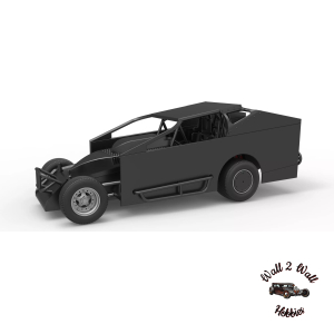 3D Printed ABS Like Resin Northeast Modified Race Car Model Kit 1/25 scale