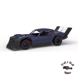 3D Printed ABS Like Resin Vintage Camaro Dirt Late Model Kit 1/25 scale Version 4